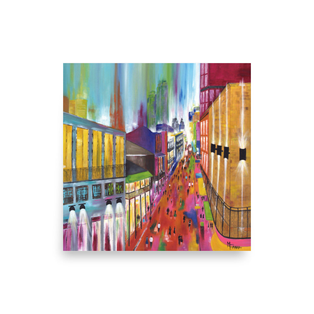 Night Out In The French Quarter | Oil on Canvas