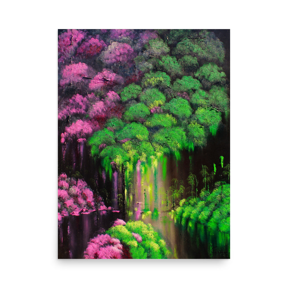 Rebus  "The Garden, Day 5...Nighttime" | Oil on Canvas