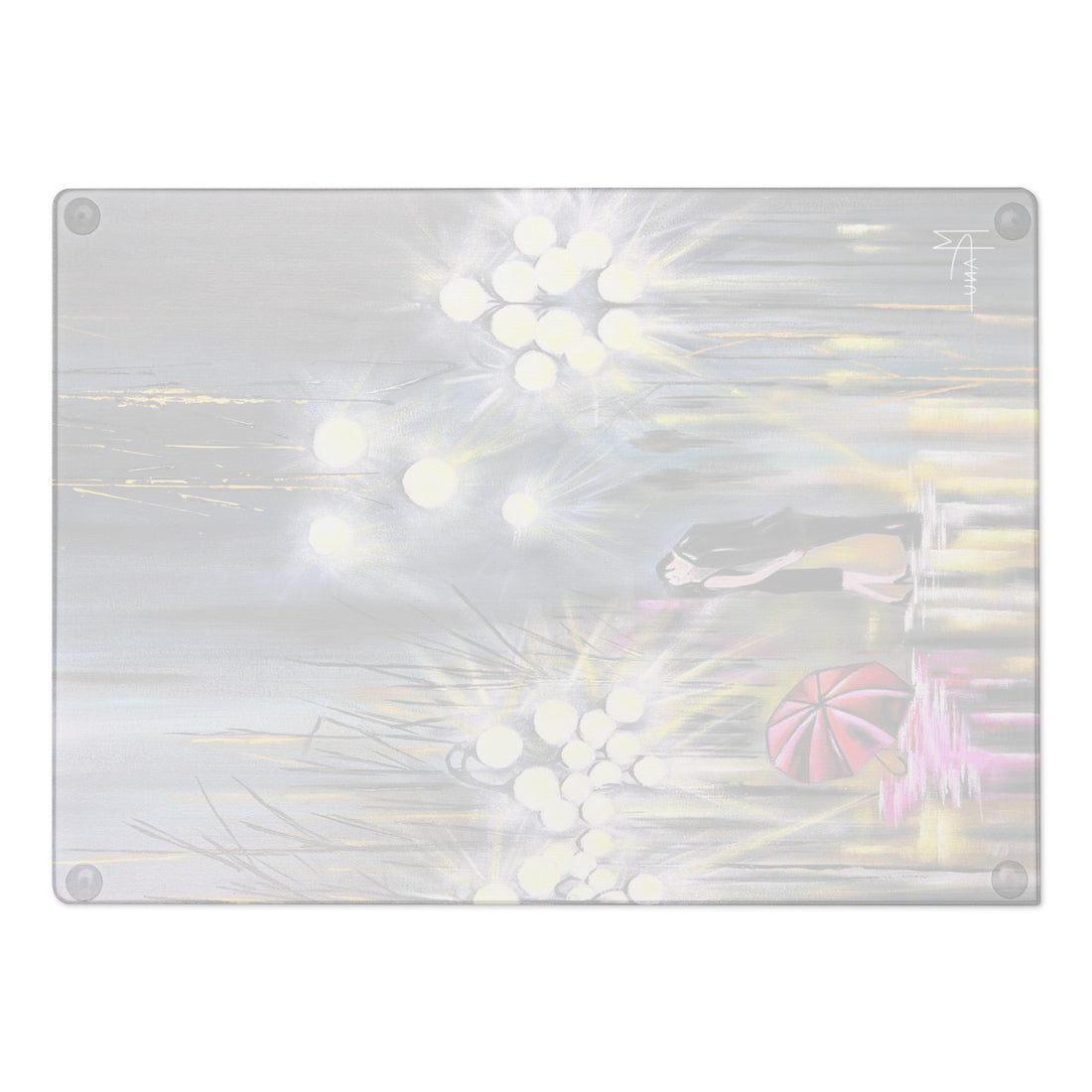 Kiss | Glass cutting board