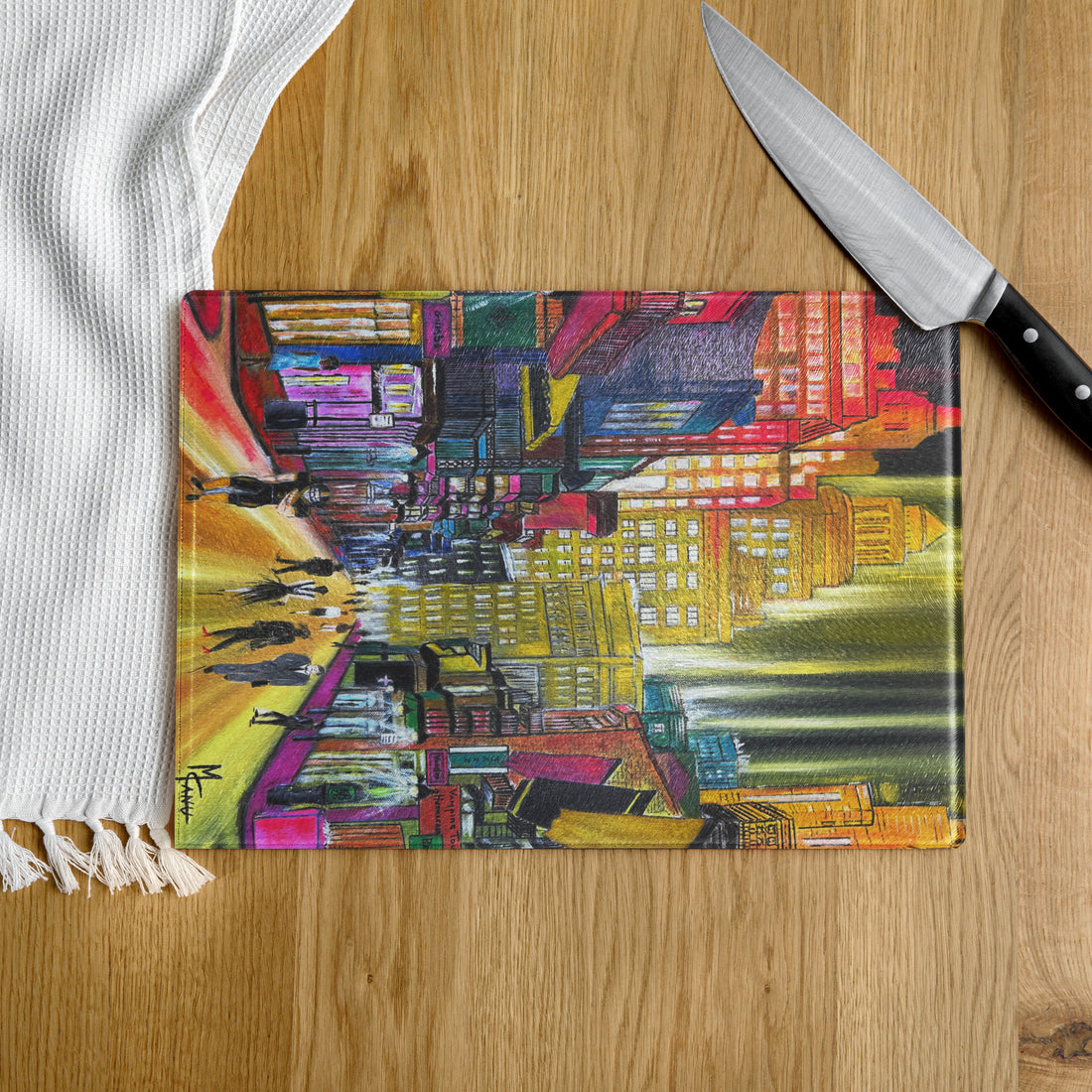 Destination New Orleans | Glass cutting board
