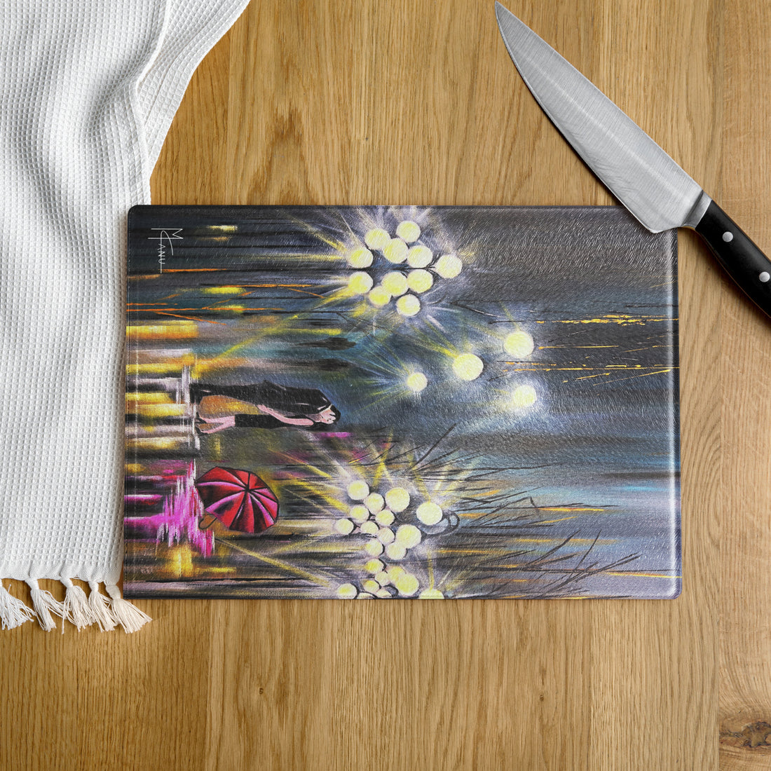 Kiss | Glass cutting board