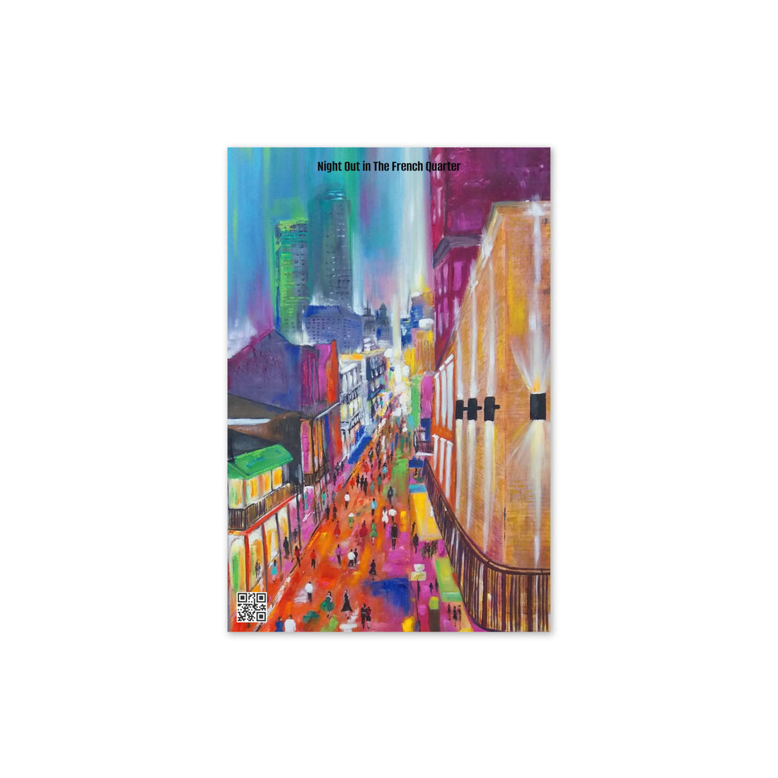 Night Out In The French Quarter | Greeting Card