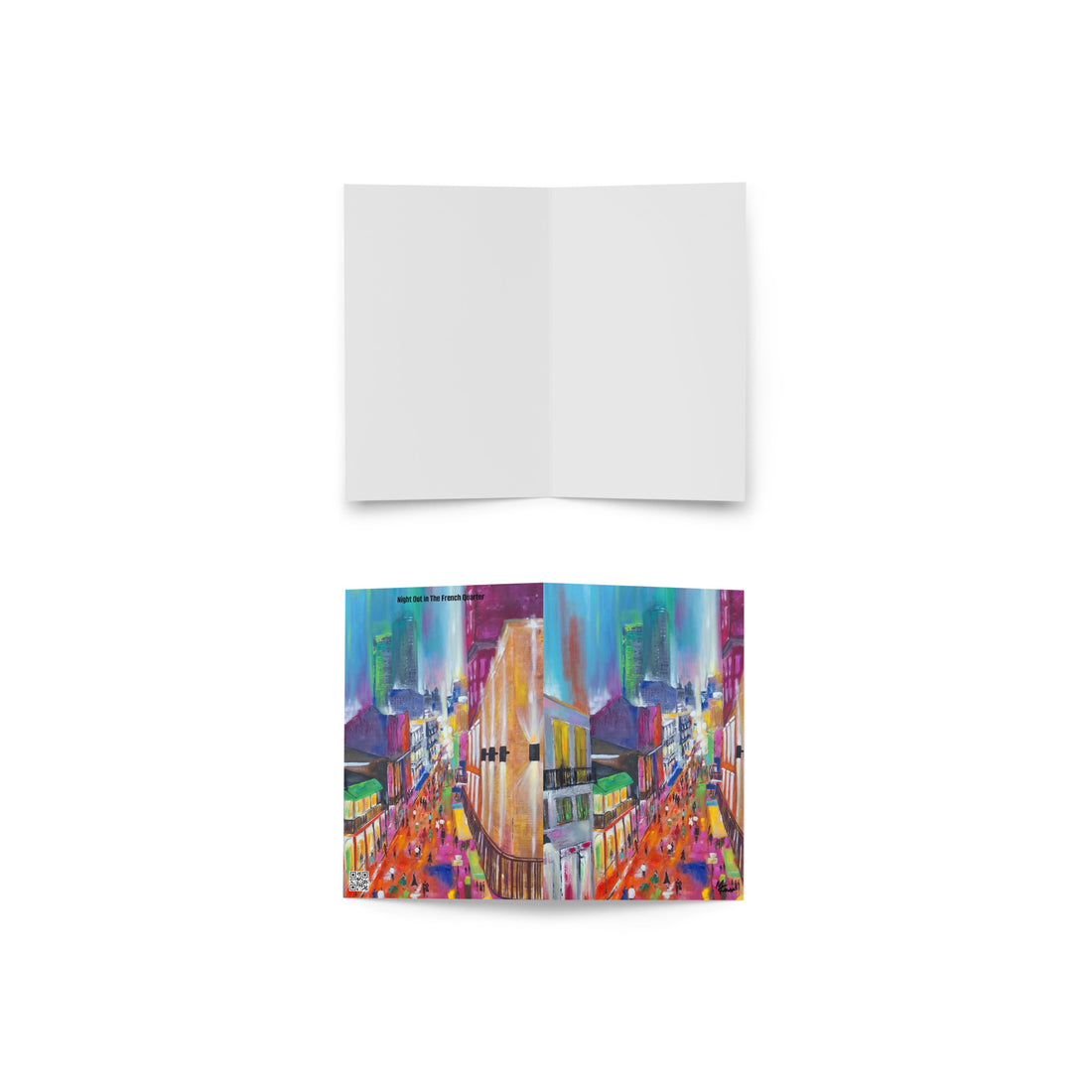 Night Out In The French Quarter | Greeting Card
