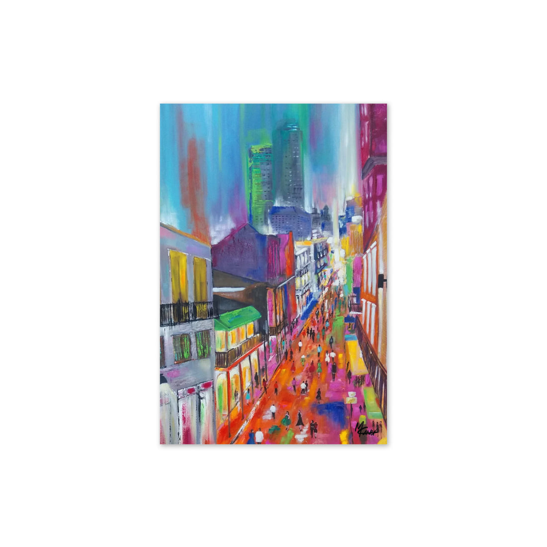 Night Out In The French Quarter | Greeting Card