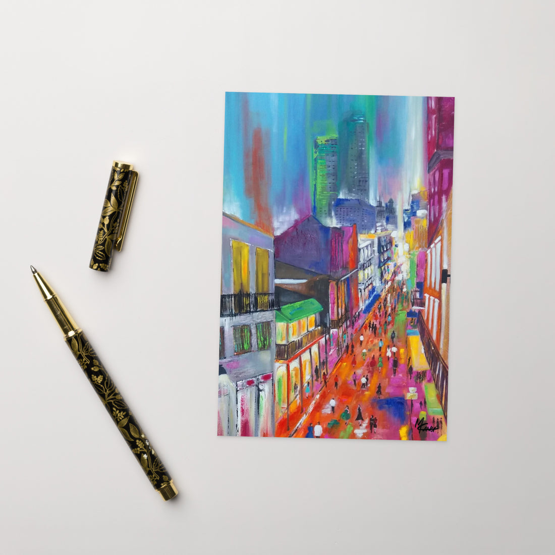 Night Out In The French Quarter | Greeting Card