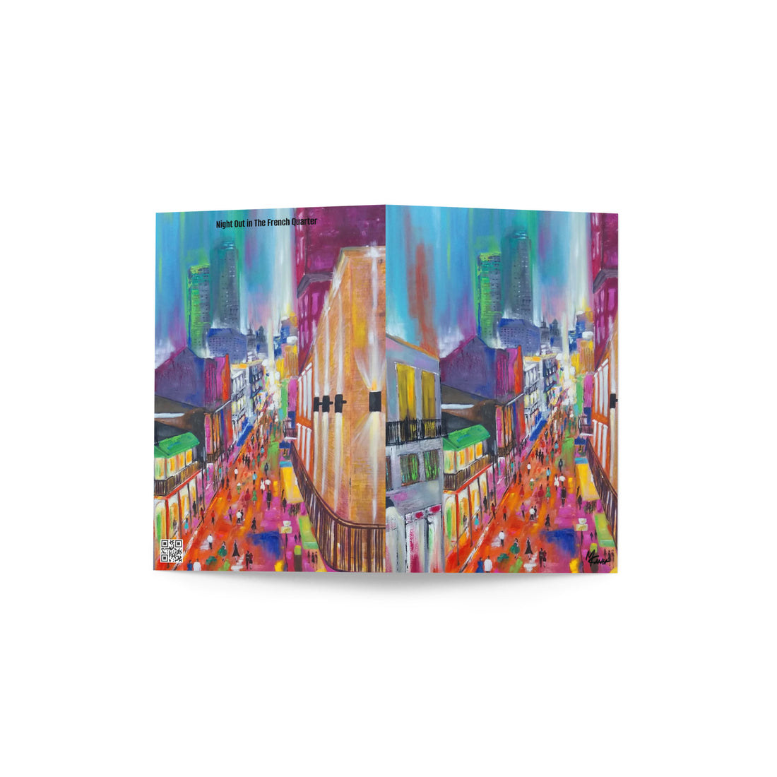 Night Out In The French Quarter | Greeting Card