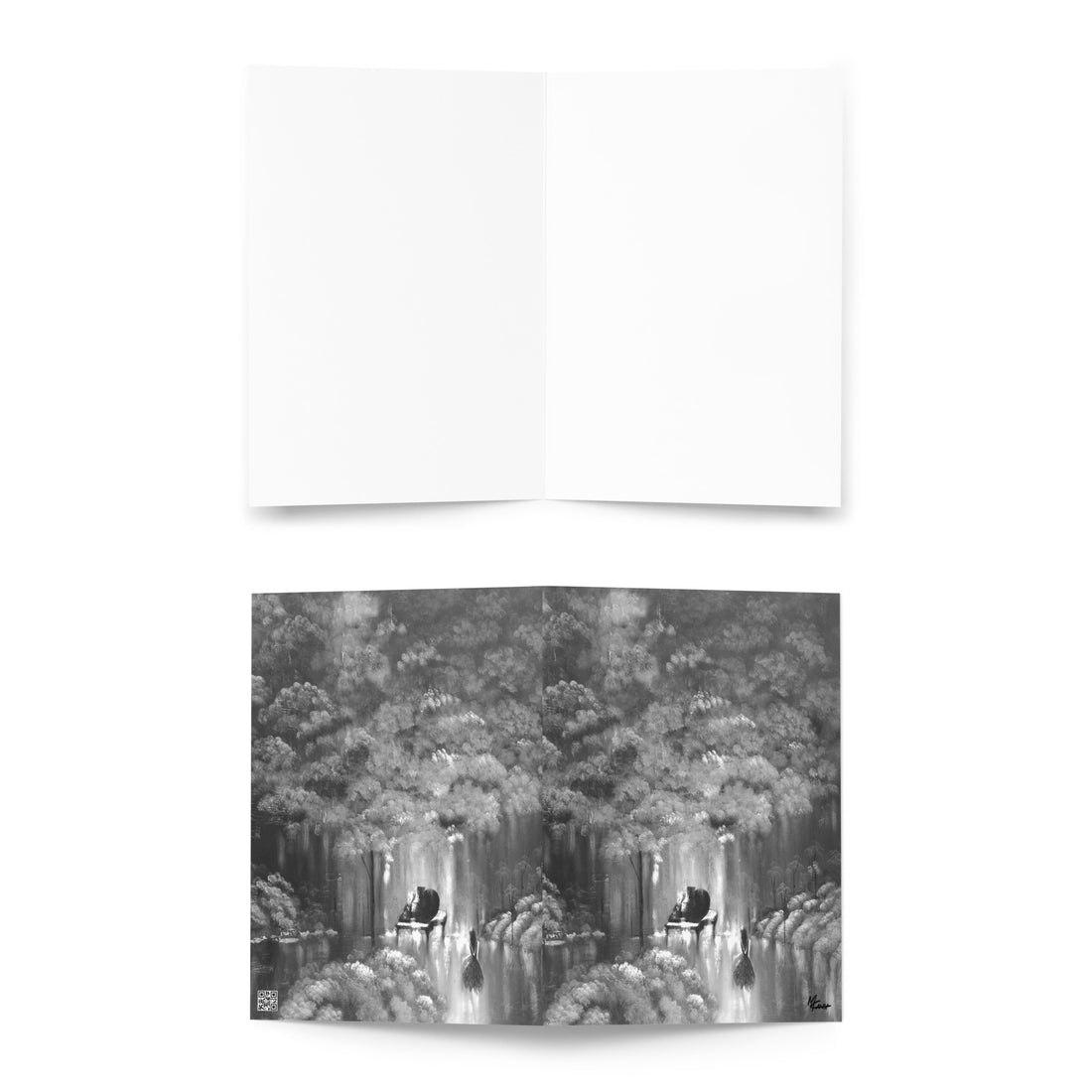 Rebus B&W | Greeting Card