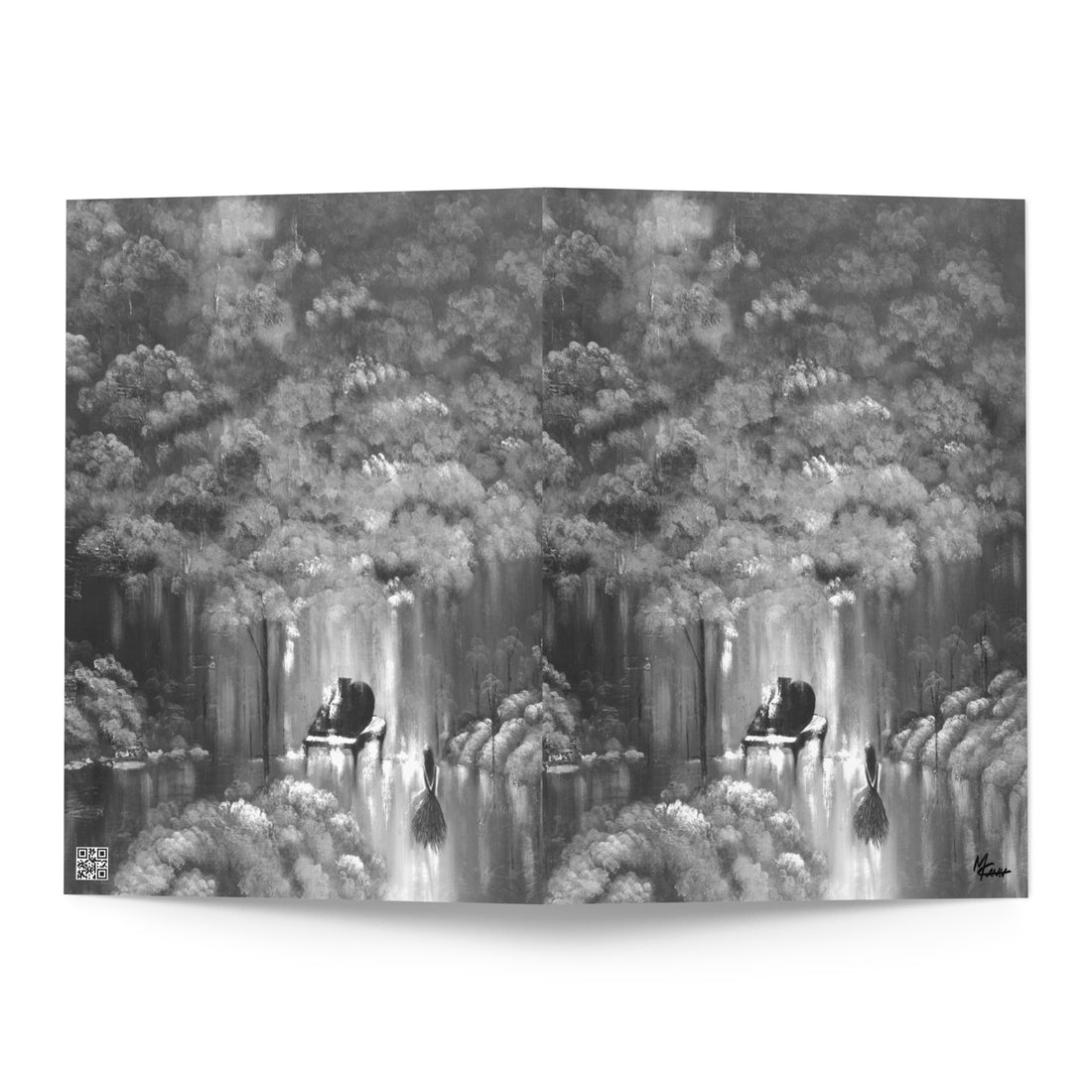 Rebus B&W | Greeting Card
