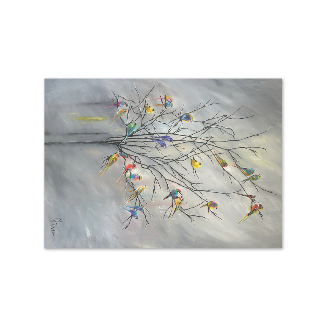 Feathers Greeting card