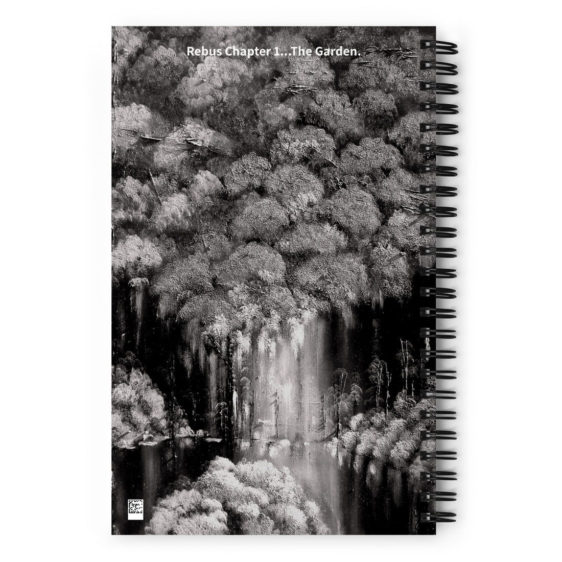 Rebus Chapter 1 The Garden Black and White Spiral Notebook