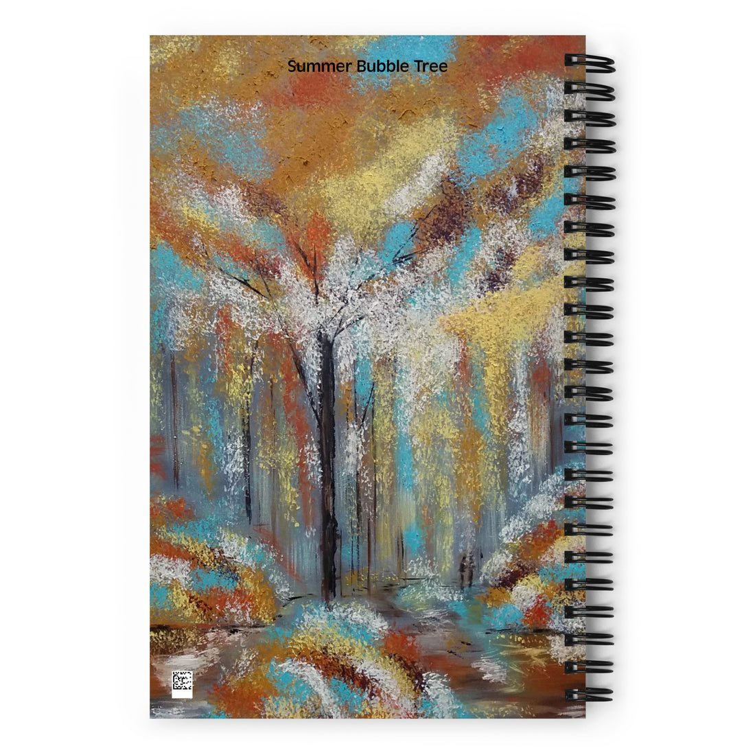 Summer Bubble Tree Spiral Notebook