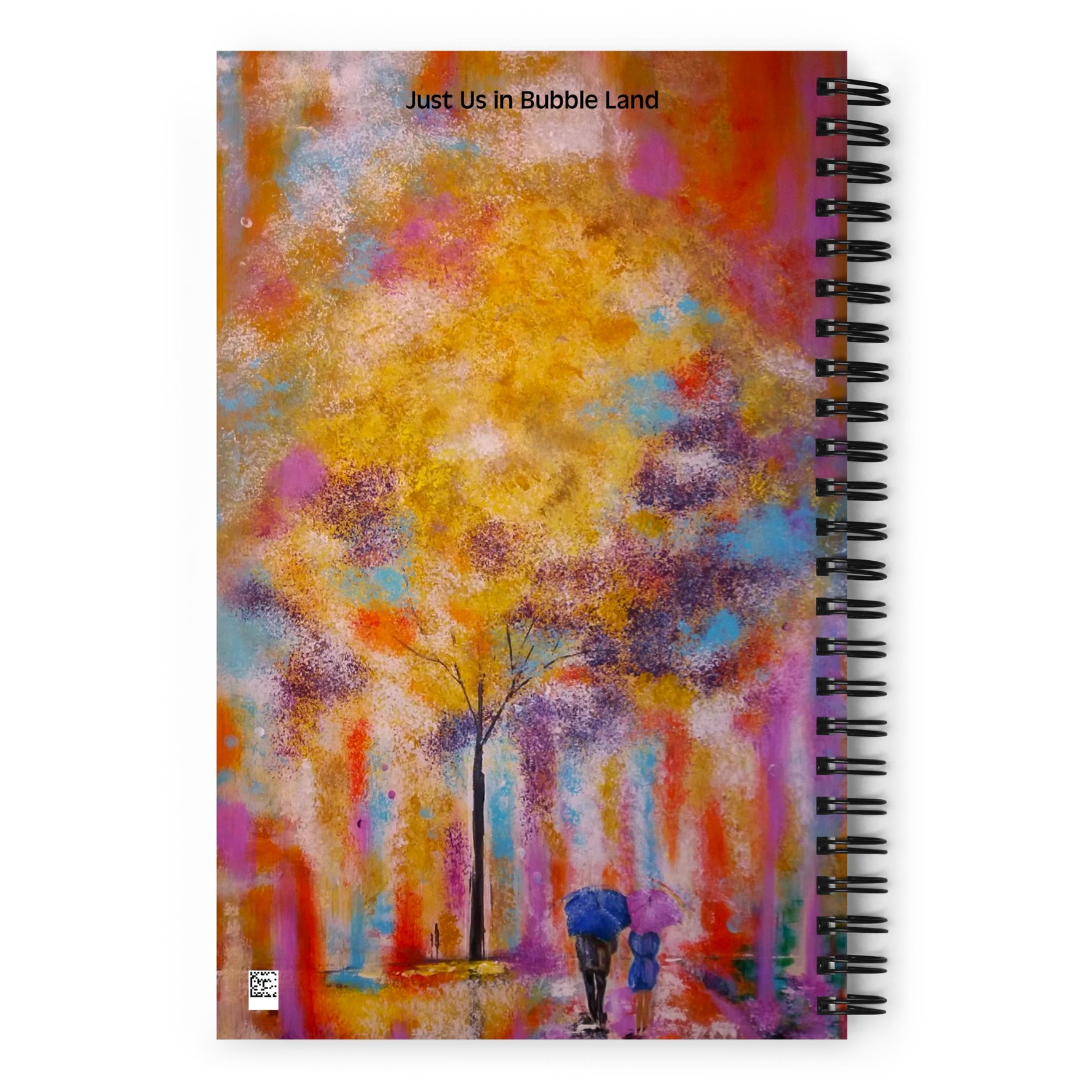Just Us In Bubble Land Spiral Notebook
