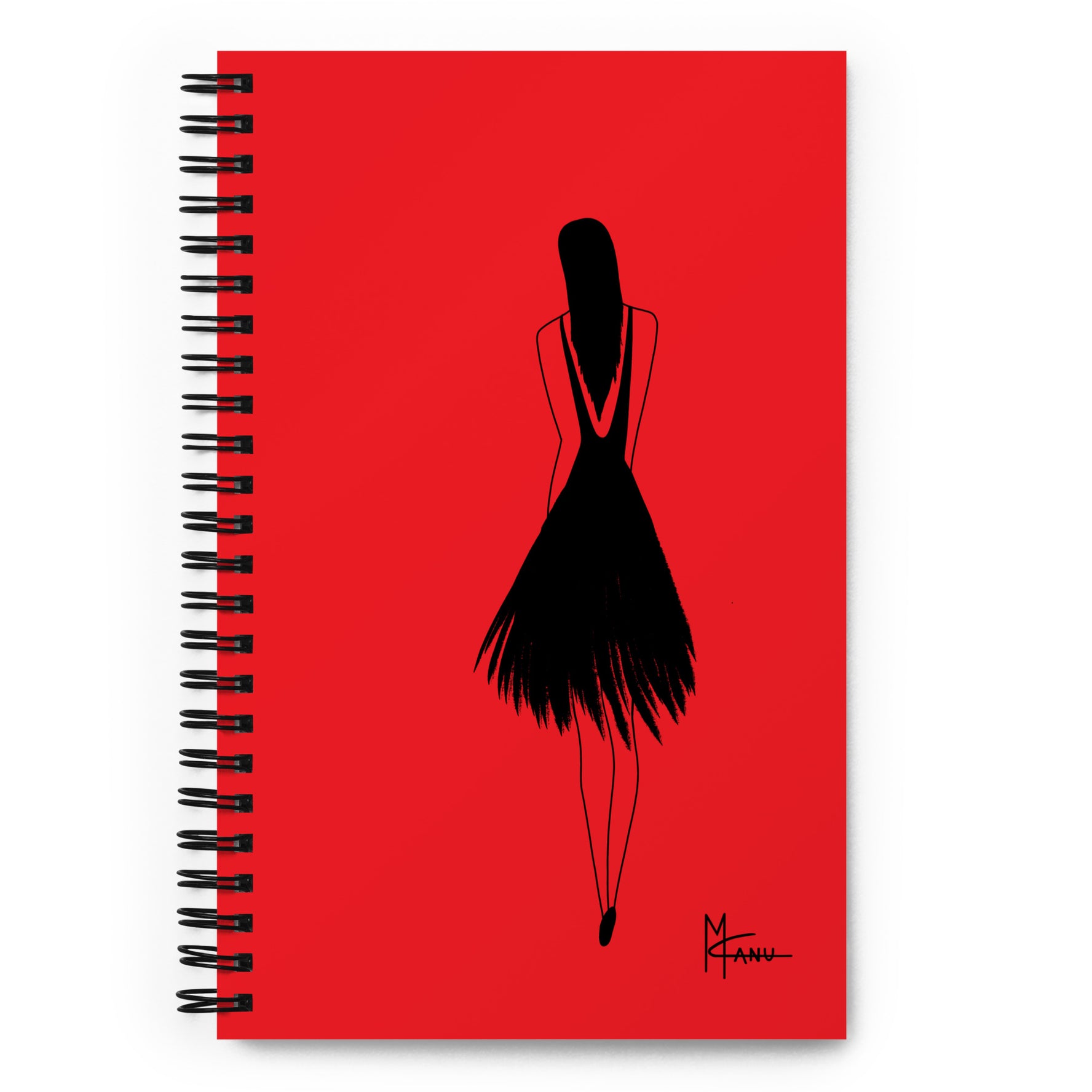 Rebus Red Spiral Notebook