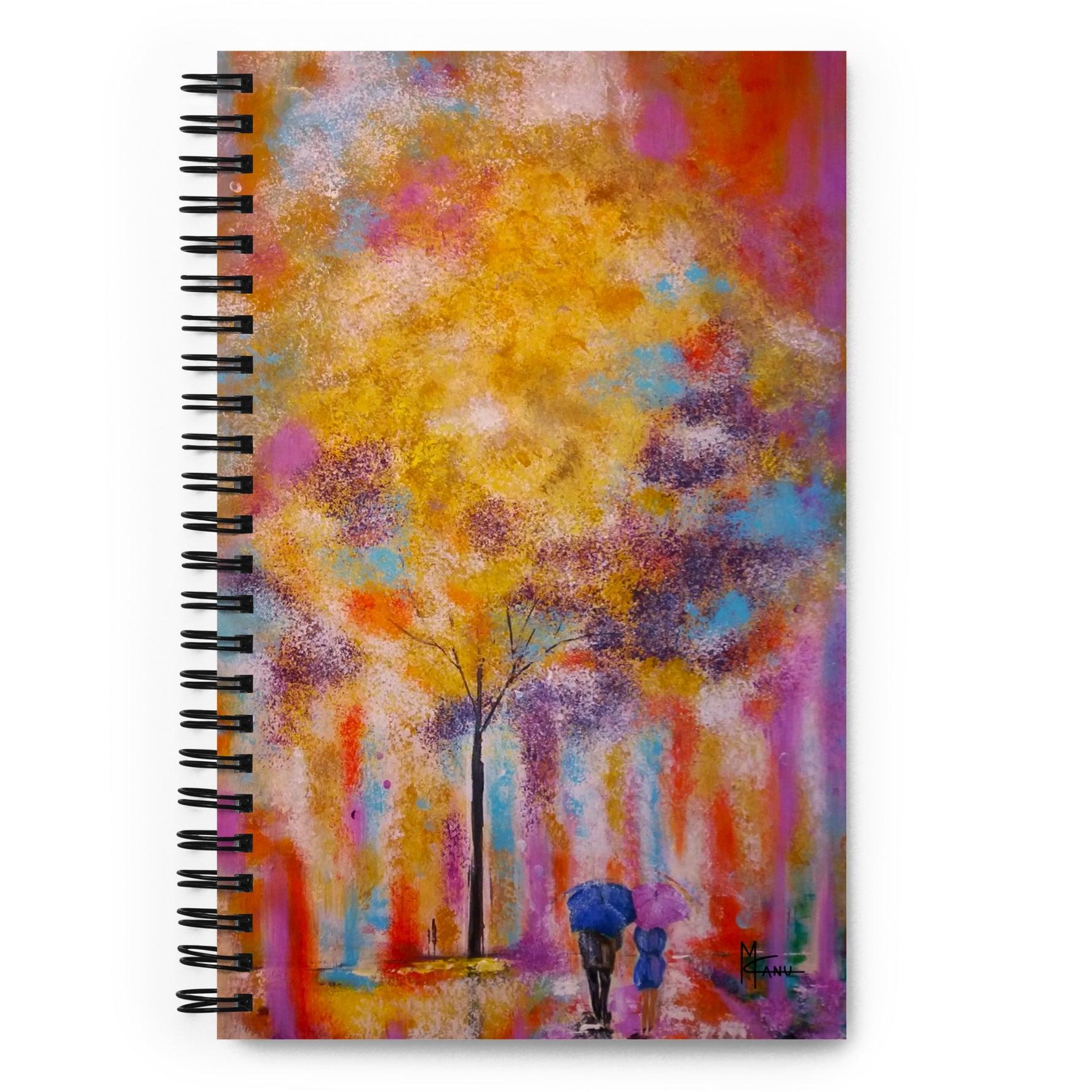 Just Us In Bubble Land Spiral Notebook