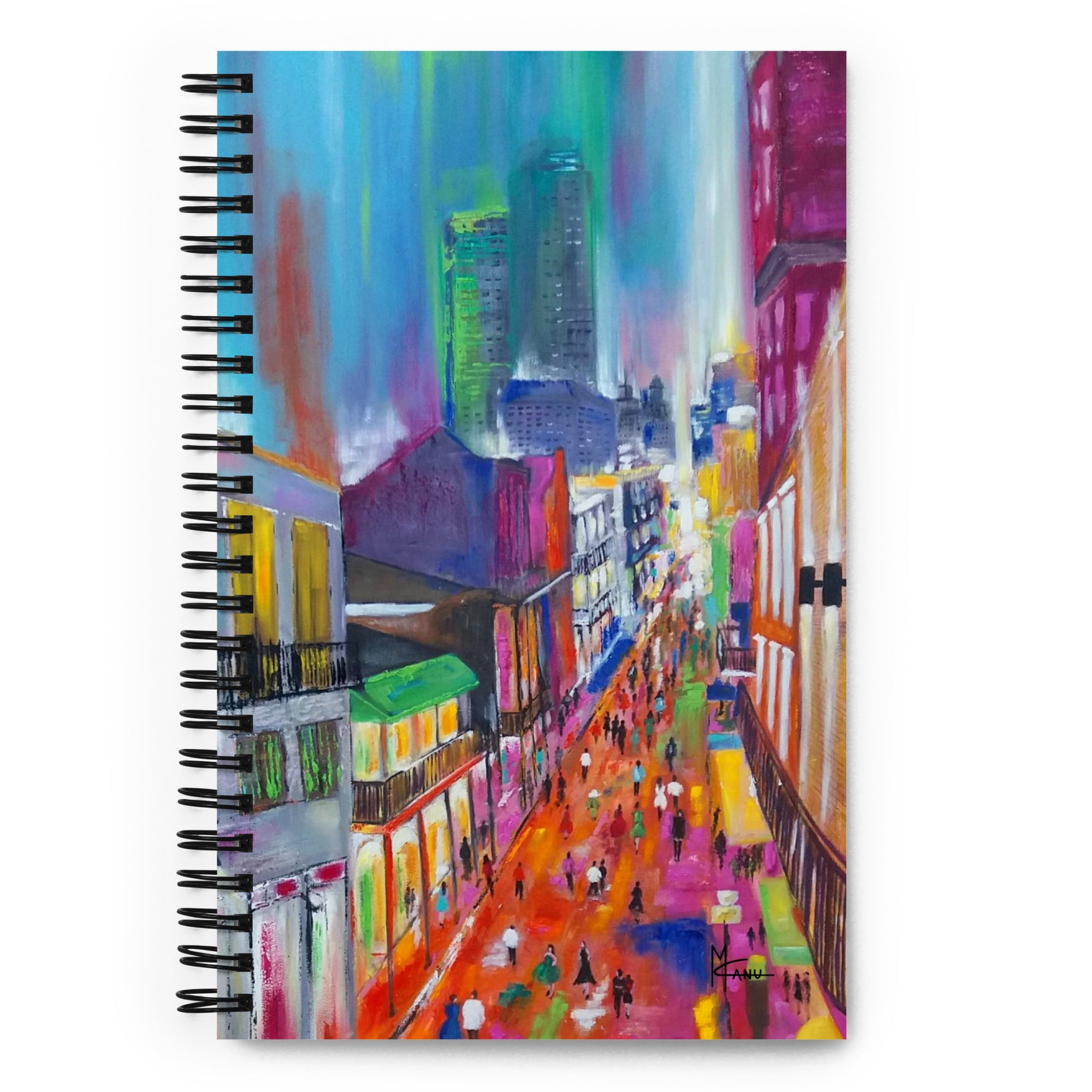 Night Out In The French Quarter Spiral Notebook