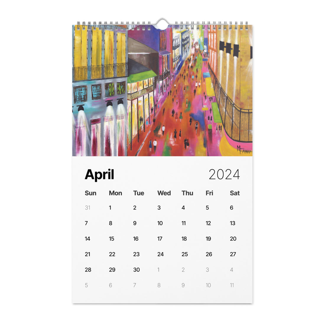 Skylines Series 2024 Wall Calendar