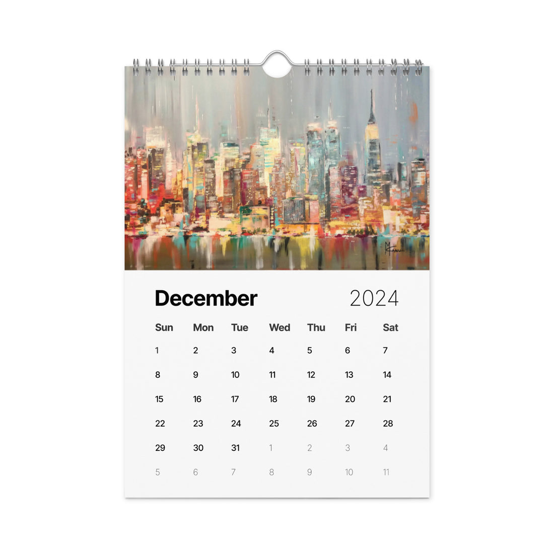 Skylines Series 2024 Wall Calendar